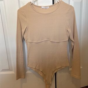 ReoRia Women's Tan Bodysuit